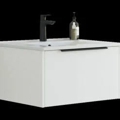 Hot Scanbad NOW vaskeskab m/én skuffe 33,8x61x45,5 mat hvid glat front