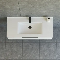 Hot Scanbad NOW vaskeskab m/én skuffe 33,8x61x45,5 mat hvid glat front