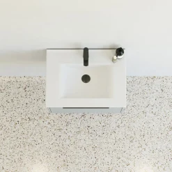 Vaskeskabe^Scanbad NOW vaskeskab m/én skuffe 33,8x61x45,5 mat lyseblå glat front