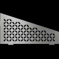 Best Schlüter hylde firkantet floral, børstet stål