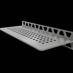 Sæbehylder^Schlüter hylde rektangulær square, børstet stål