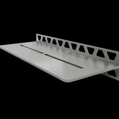 Online Schlüter hylde rektangulær pure, børstet stål