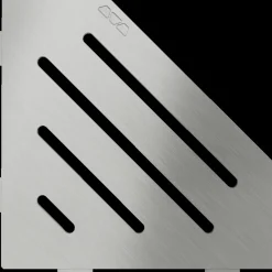 Sæbehylder^Schlüter Wave sæbehylde femkantet børstet rustfrit stål 195x195 mm