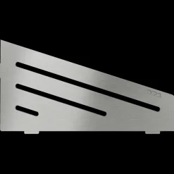 Schlüter Sæbehylder^-SHELF-E-S3 hjørnehylde 15x29,5 cm børstet rustfrit stål