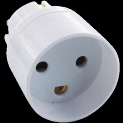 Hot Schuko Adaptor til DK hvid