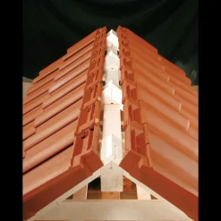 V. Meyer Tagsten^Sinfonie Topventilationssten Naturrød