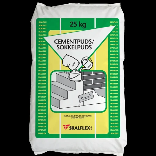 Dame Sika Mørtel Og Puds^Skalflex cementpuds C100/400 0-2mm - 25 kg