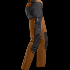 Snickers Arbejdsbukser^6271 fuldstretch arbejdsbukser m/hylserlommer brun/sort str. 52