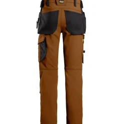 Snickers Arbejdsbukser^6271 fuldstretch arbejdsbukser m/hylserlommer brun/sort str. 52