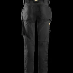 Sale Snickers Allroundwork arbejdsbukser med hylsterlommer stretch sort str. 52