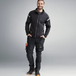 Sale Snickers Allroundwork arbejdsbukser med hylsterlommer stretch sort str. 52