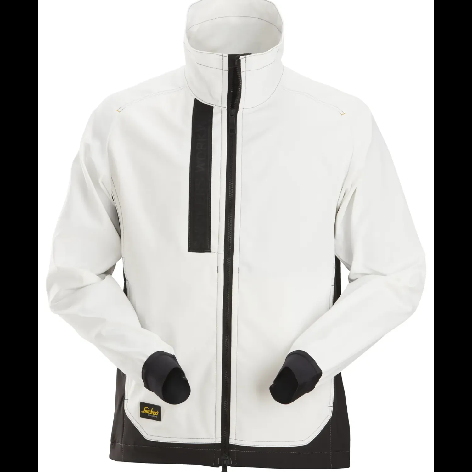 Clearance Snickers Allroundwork arbejdsjakke uforet hvid/sort str. M