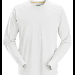 Snickers T-Shirts^Allroundwork t-shirt langærmet hvid str. M
