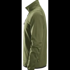 Jakker Og Veste^Snickers fleecejakke med lynlås khaki grøn str. XL