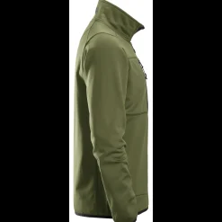 Jakker Og Veste^Snickers fleecejakke med lynlås khaki grøn str. XL