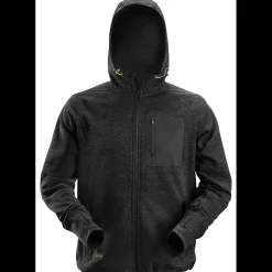 New Snickers FlexiWork hættetrøje i fleece sort str. M
