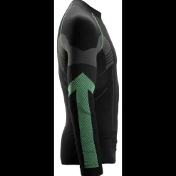 Clearance Snickers Flexiwork undertrøje langærmet sømløs sort/grå str. L