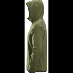 Online Snickers hættetrøje fleece khaki grøn str. M