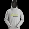 Trøjer Og Sweatshirts^Snickers Logo hættetrøje lys gråmeleret str. 2XL