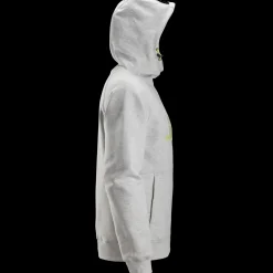 Trøjer Og Sweatshirts^Snickers Logo hættetrøje lys gråmeleret str. 2XL