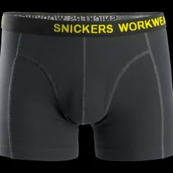 Snickers Undertøj^Workwear boxershorts 2-pak sort/koksgrå str. M
