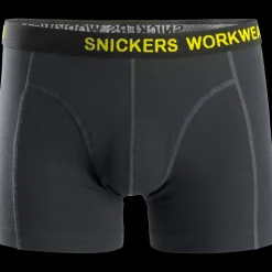 Snickers Undertøj^Workwear boxershorts 2-pak sort/koksgrå str. M