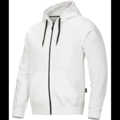 Snickers Workwear hættetrøje med lynlås hvid str. S