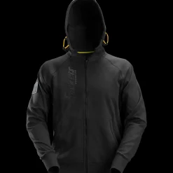 Snickers Trøjer Og Sweatshirts^Workwear hættetrøje logo med lynlås sort str. M