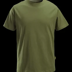Snickers T-Shirts^Workwear t-shirt kortærmet klassisk khaki grøn str. 2XL