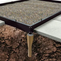 Halls Drivhussokler^Sokkel til Popular 86 5,0 m²