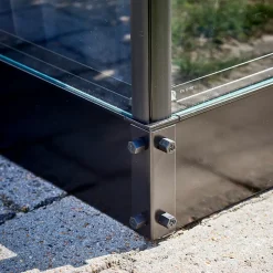 Halls Drivhussokler^Sokkel til Qube 68 5,1 m²