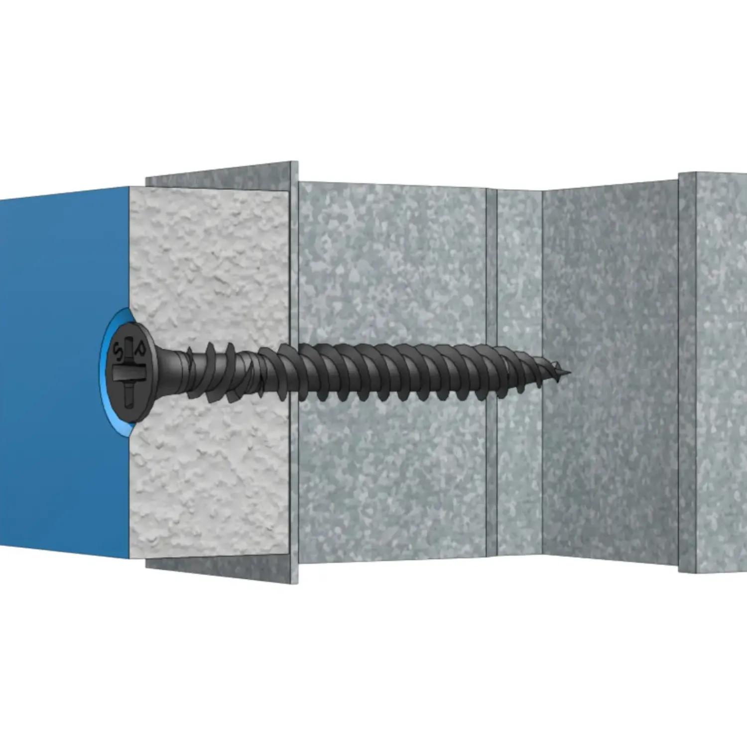 Discount Spit P-Screw HS hårdgips skrue t/stål løse 3,9x32 mm TH PH2 forzinket sort 500 stk.