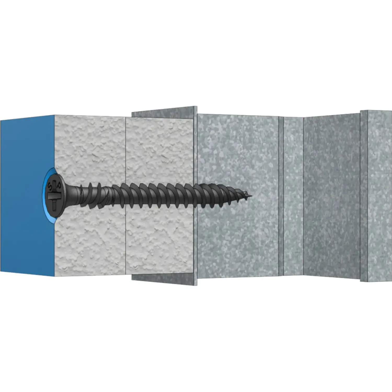 Discount Spit P-Screw HS hårdgips skrue t/stål løse 3,9x32 mm TH PH2 forzinket sort 500 stk.