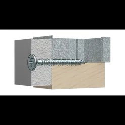 Gipsskruer^Spit P-Screw WS gipsskrue t/træ og stål 3,9x35 TH PH2 elforzinket 250 stk