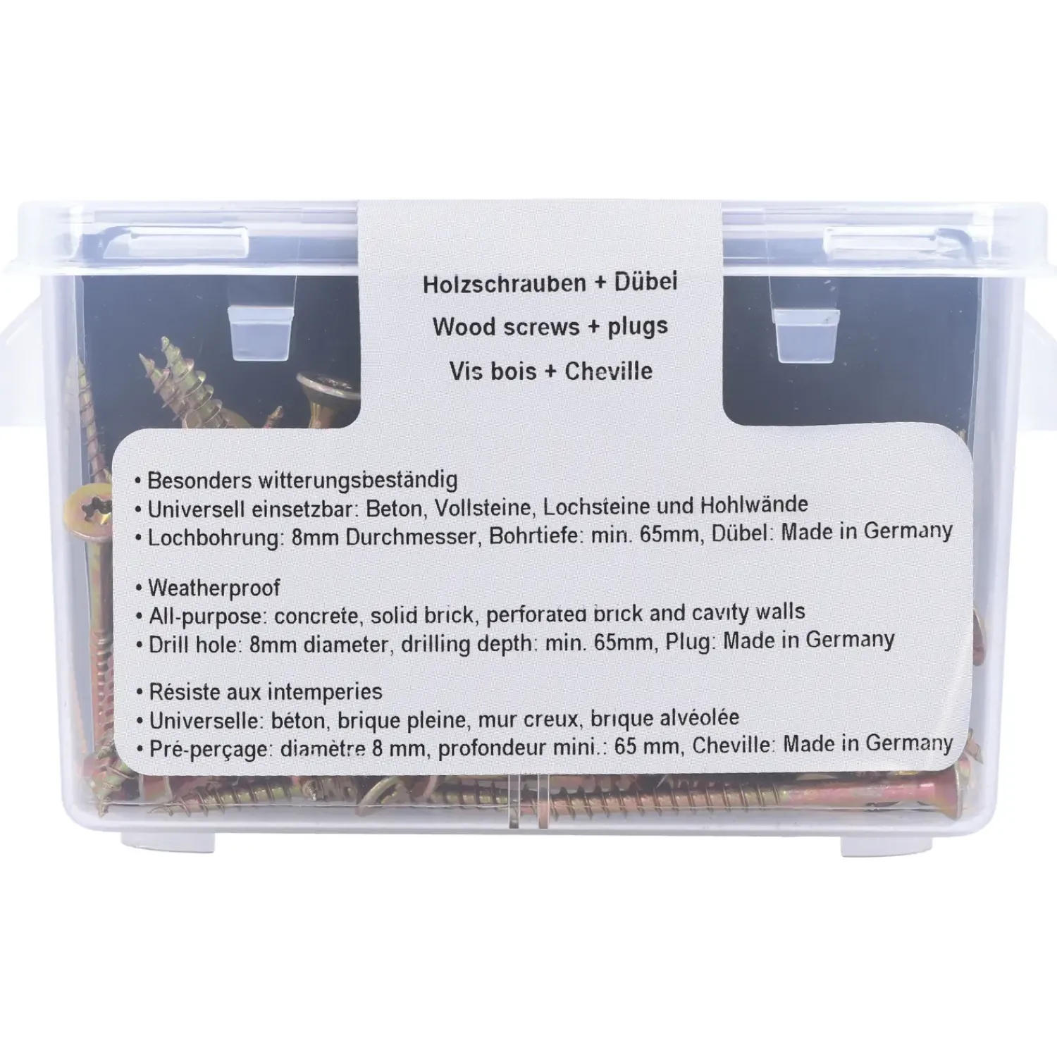 Clearance Suki Spånpladeskruer 5,0x60 mm A2 70 stk