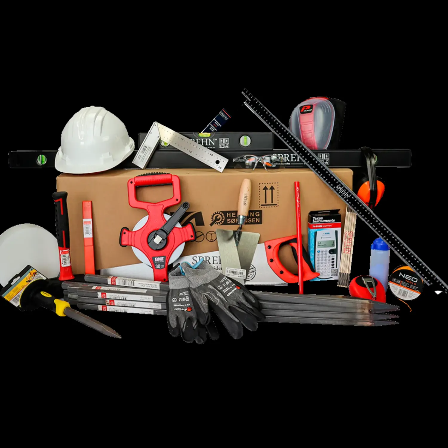 Sprehn Værktøjskasser Og -Tasker^lærlingesæt anlægsstruktør uden kasse