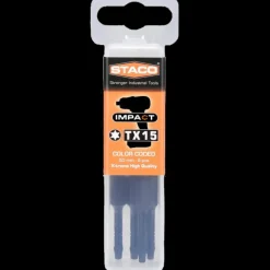 Bits- Og Bitssæt^STACO Slagbits 50 mm TX30 5 stk rød