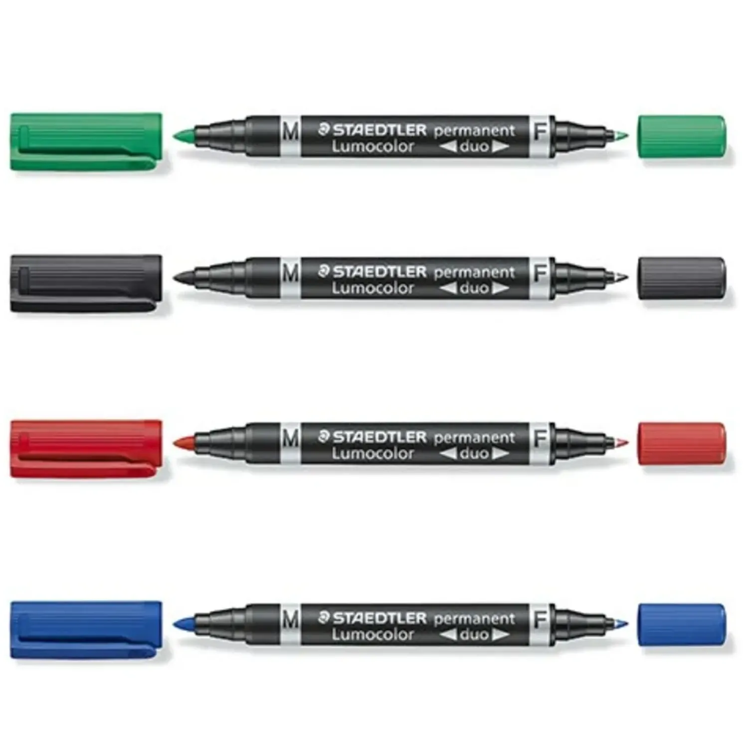 Staedtler Kontorartikler|Tilbehør Til Kontor Og Værksted^permanent marker sort duo fin/mellem