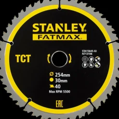 New Stanley STA15645-XJ rundsavsklinge Ø254x30 mm 40T
