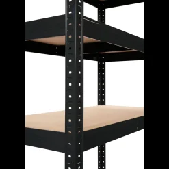 Arbejdsborde Og Reoler^Stålreol 180x120x50 cm 5 hylder sort