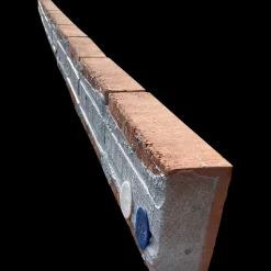 Dame Mursten^Strøjer tegl B207 facadeoverligger 11 cm, 1-skifte blødstrøgne 10-stens