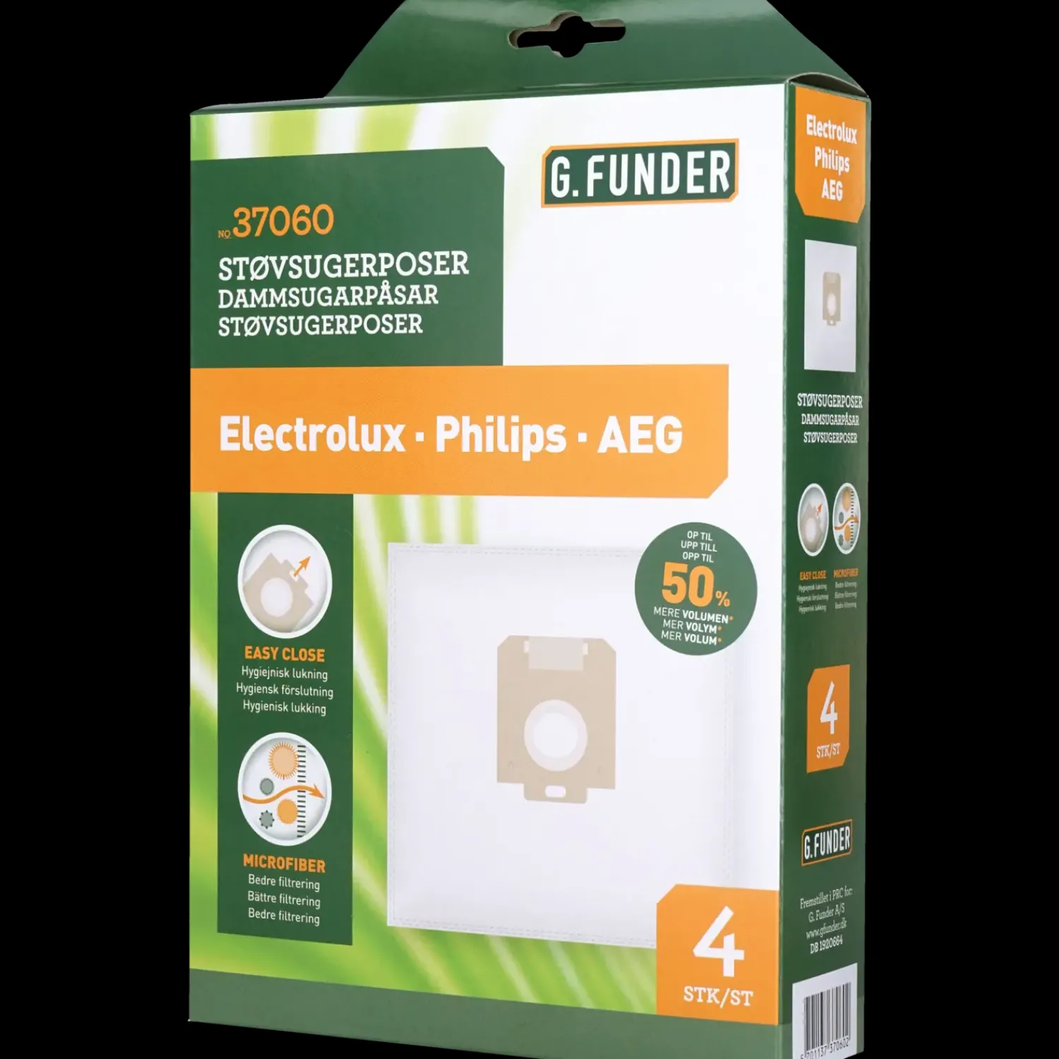 Outlet Støvsugerposer t/Electrolux 4 stk inkl. 1 filter