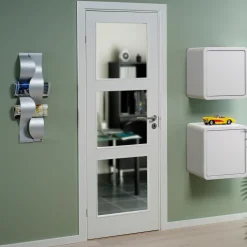 Online Swedoor Easy GW3 m/glas hvid 40x725x2040 mm