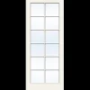 Clearance Swedoor sprossedør SP12 glas hvid stående 40x725x2040 mm