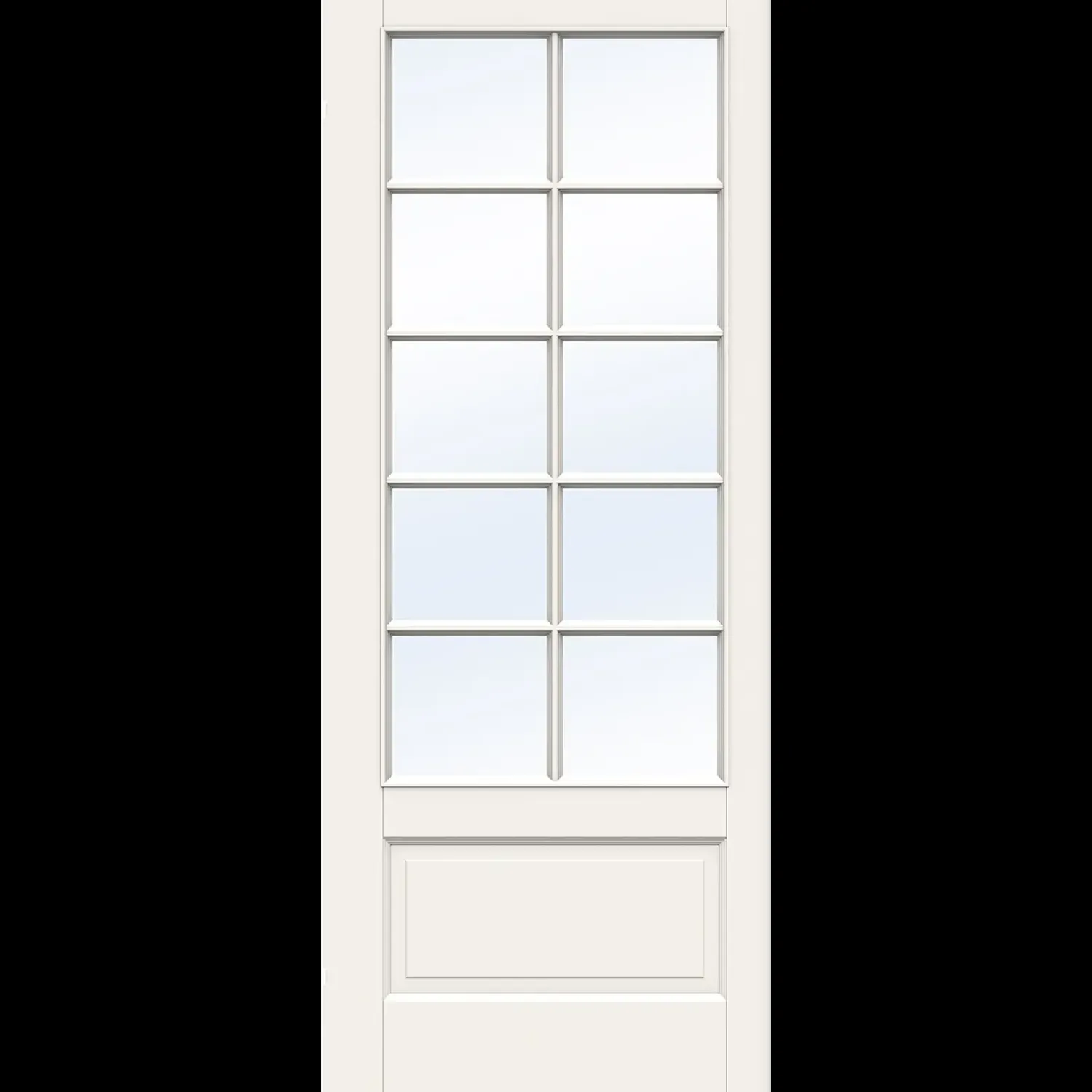 Swedoor Indvendige Døre^sprossedør SP10 glas hvid stående 40x725x2040 mm