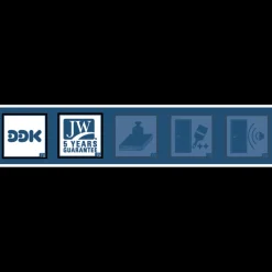 Swedoor Indvendige Døre^sprossedør SP12 glas hvid 40x825x2040 mm