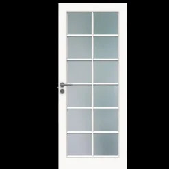 Swedoor Indvendige Døre^sprossedør SP12 glas hvid 40x825x2040 mm