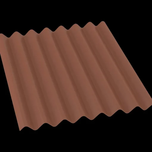 Swisspearl bølgeplade B6-S FK 1090x1180 mm teglrød