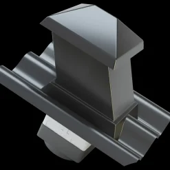 Sale Swisspearl hætte til aftræksrør B6 150x150 mm 15/45° sortblå