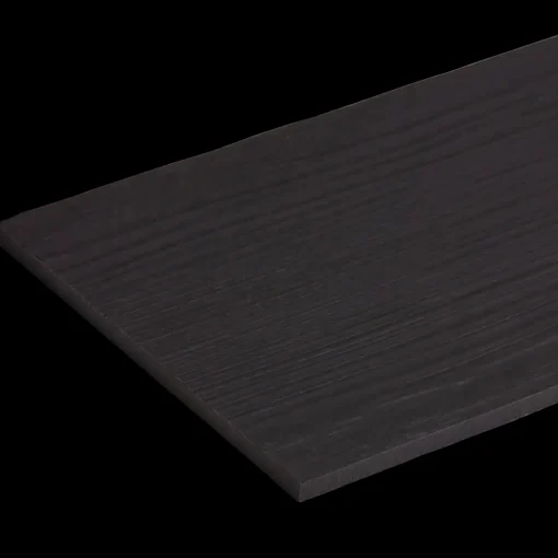 Hot Swisspearl planke træstruktur sort CP 180C, 180x3600x8 mm
